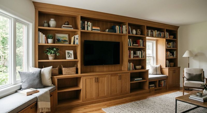 Built In Tv Cabinetry in Alexandria, VA