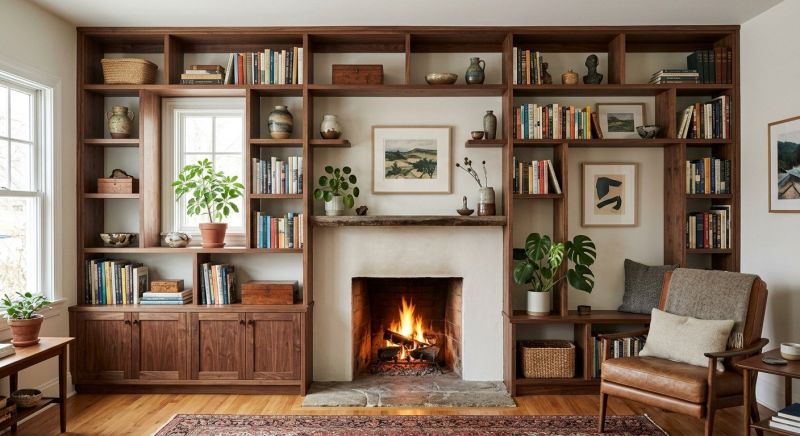 Fireplace Shelves Installation in Charlotte, NC