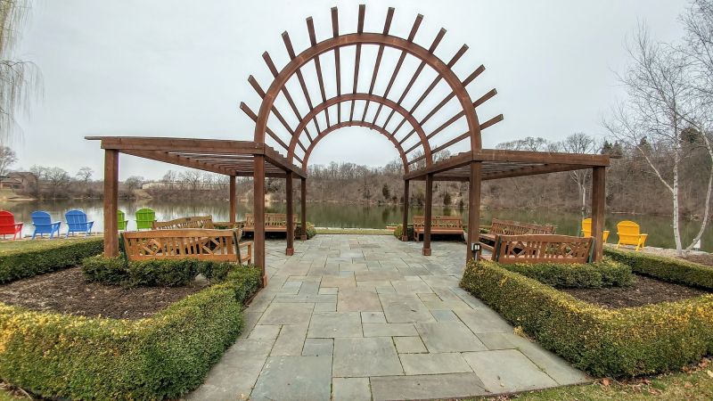 Arched Arbor Installation in Alpharetta, GA