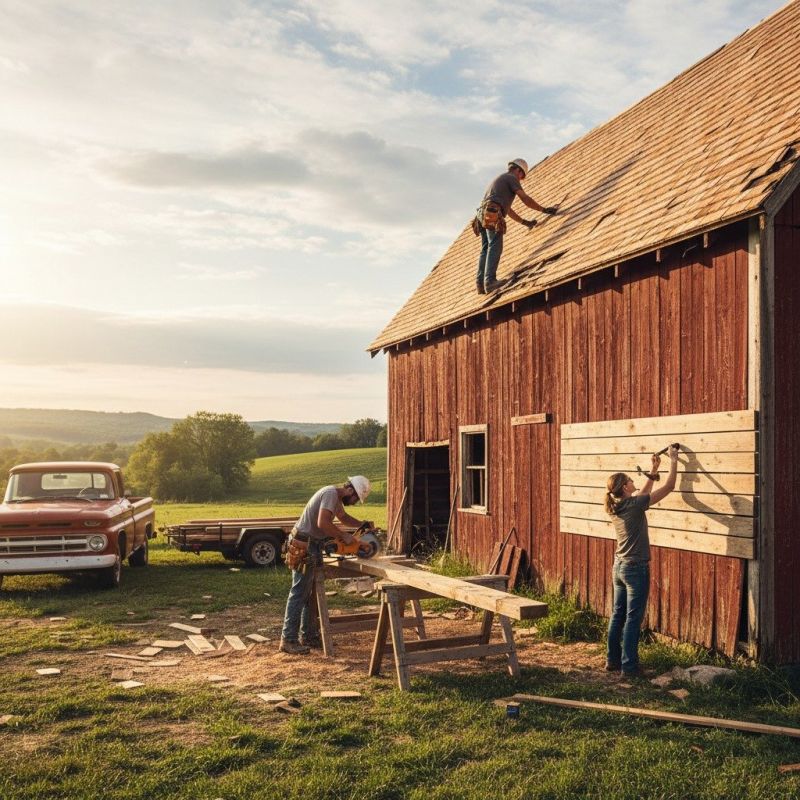 Barn Siding Repair in Overland Park, KS