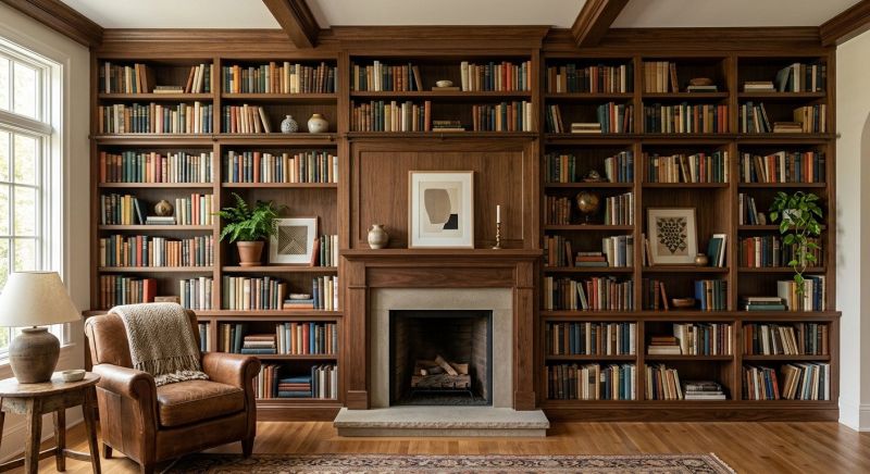 Built In Bookshelves Installation in Frederick, MD