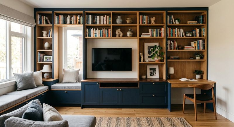 Built In Desk Installation in Fairfax, VA