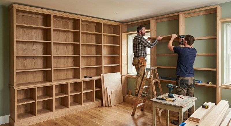 Custom Bookshelves Installation in Annapolis, MD