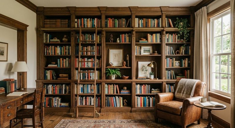 Custom Bookshelves Service in Durham, NC