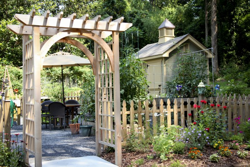 Garden Arbor Installation in Wilmington, NC