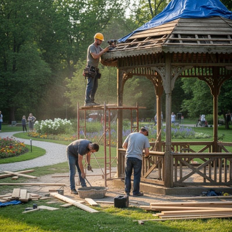Gazebo Repair in Overland Park, KS