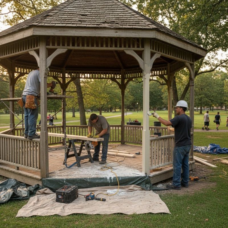 Gazebo Roof Repair in Overland Park, KS