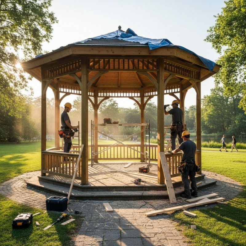 Gazebo Roof Repair in Conroe, TX