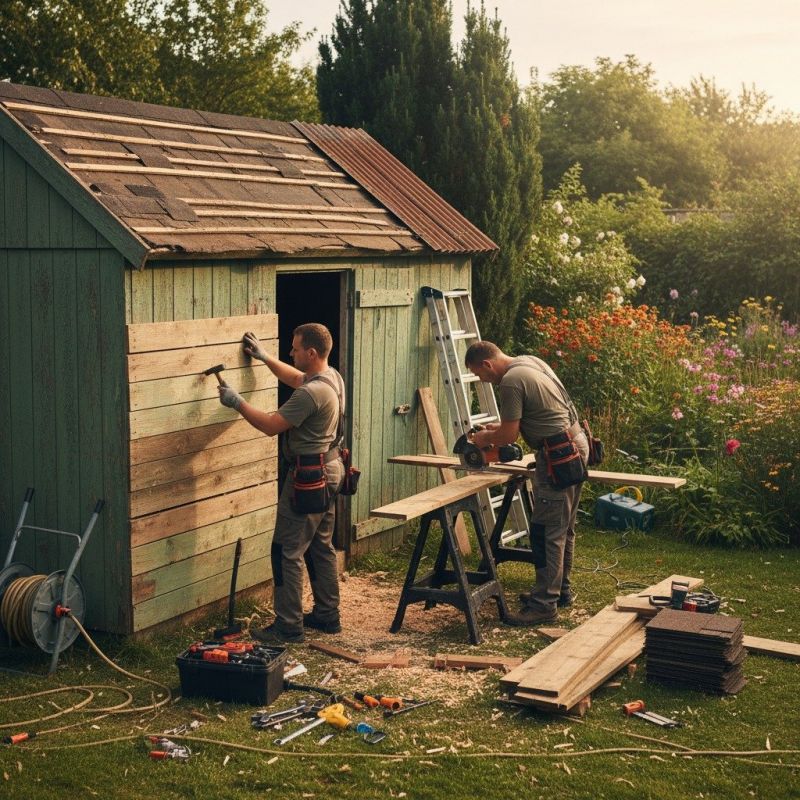 Shed Damage Repair in Conroe, TX