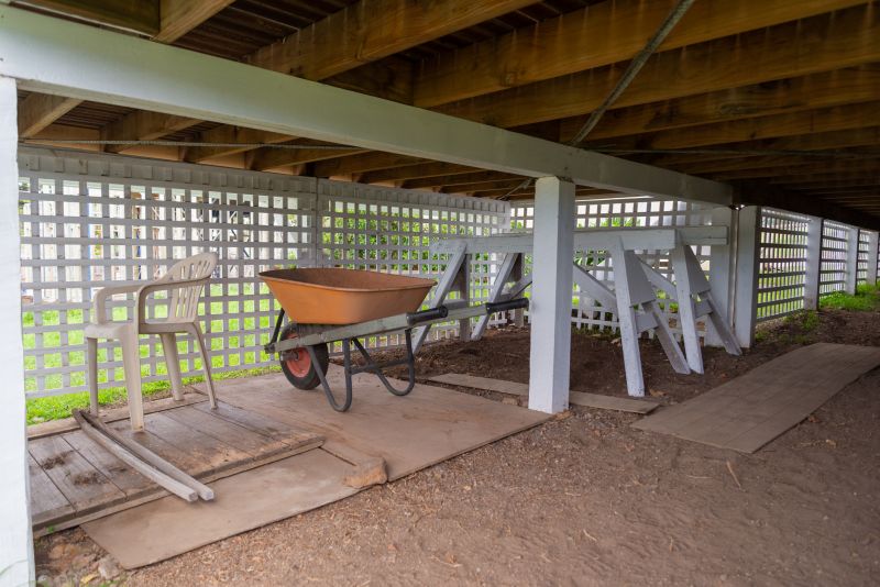 Wood Trellis Installation in Wilmington, NC